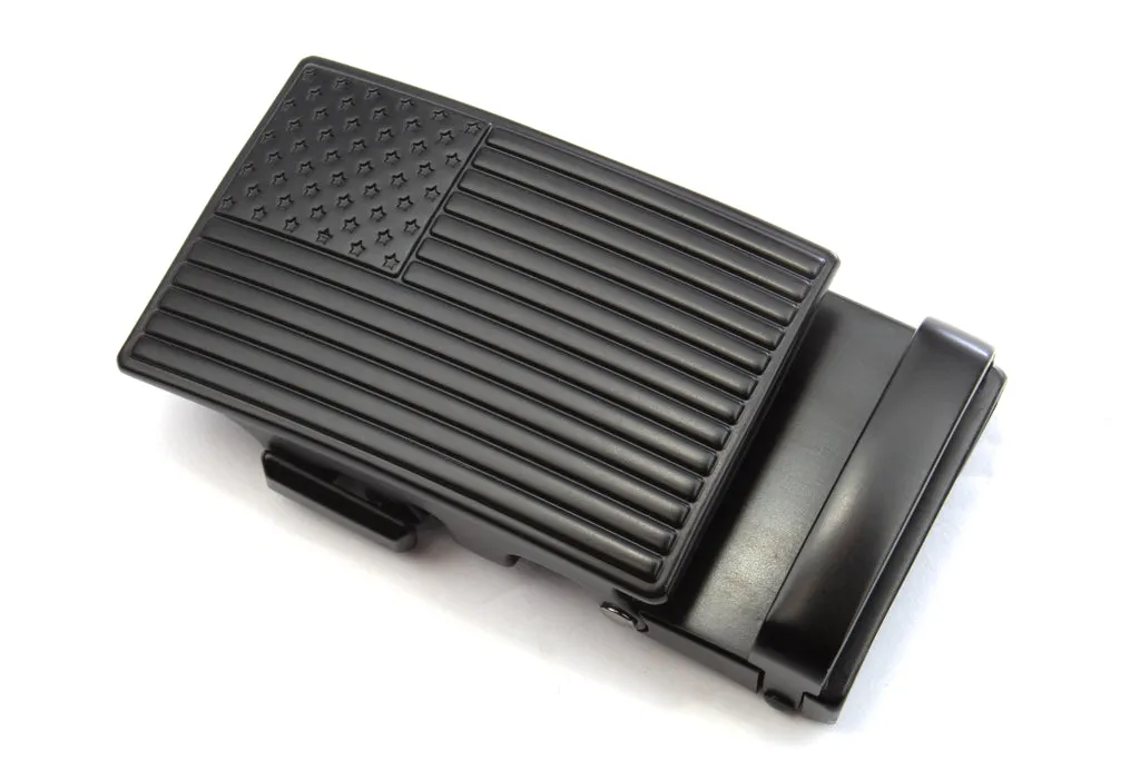 1.5" USA Flag Buckle in Black