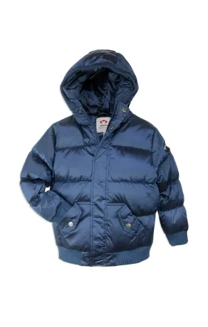 5PC-PUFFY COAT-Navy Blue