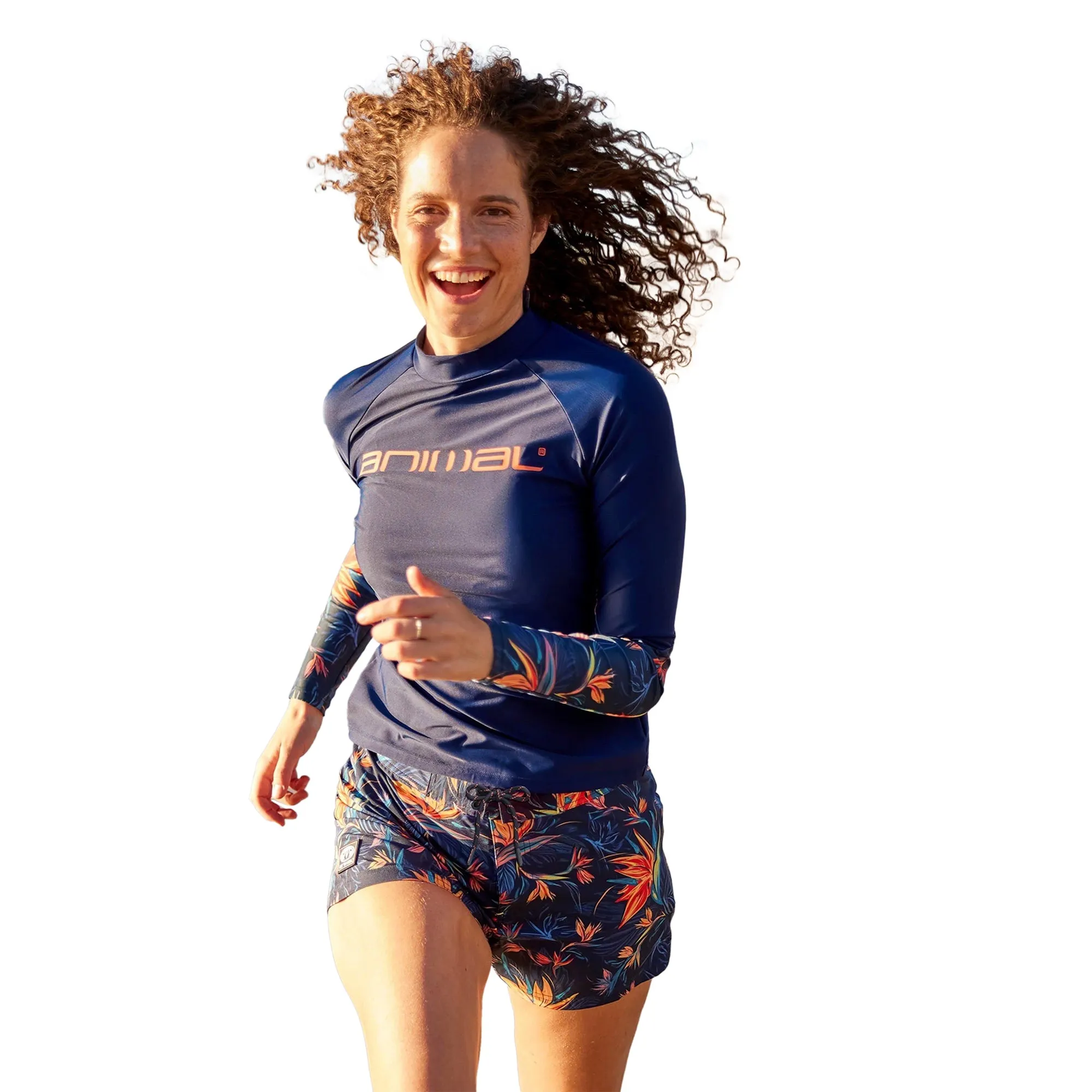 Animal Womens/Ladies Lillie Printed Rash Guard