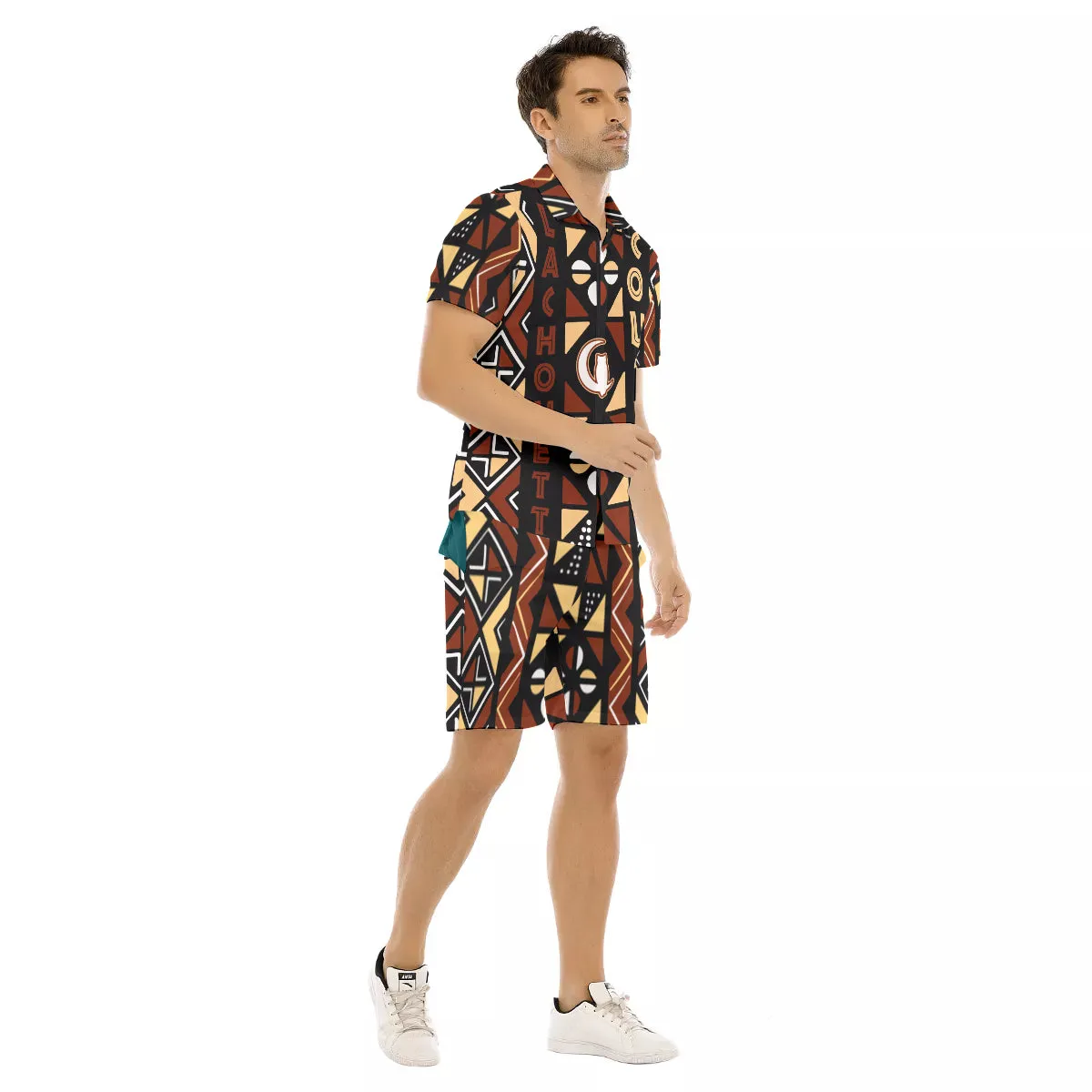 BOGOLAN STYLE Men's Short Sleeve Shirt Sets