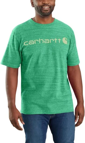 Carhartt Men's Big Signature Logo Short Sleeve T-Shirt
