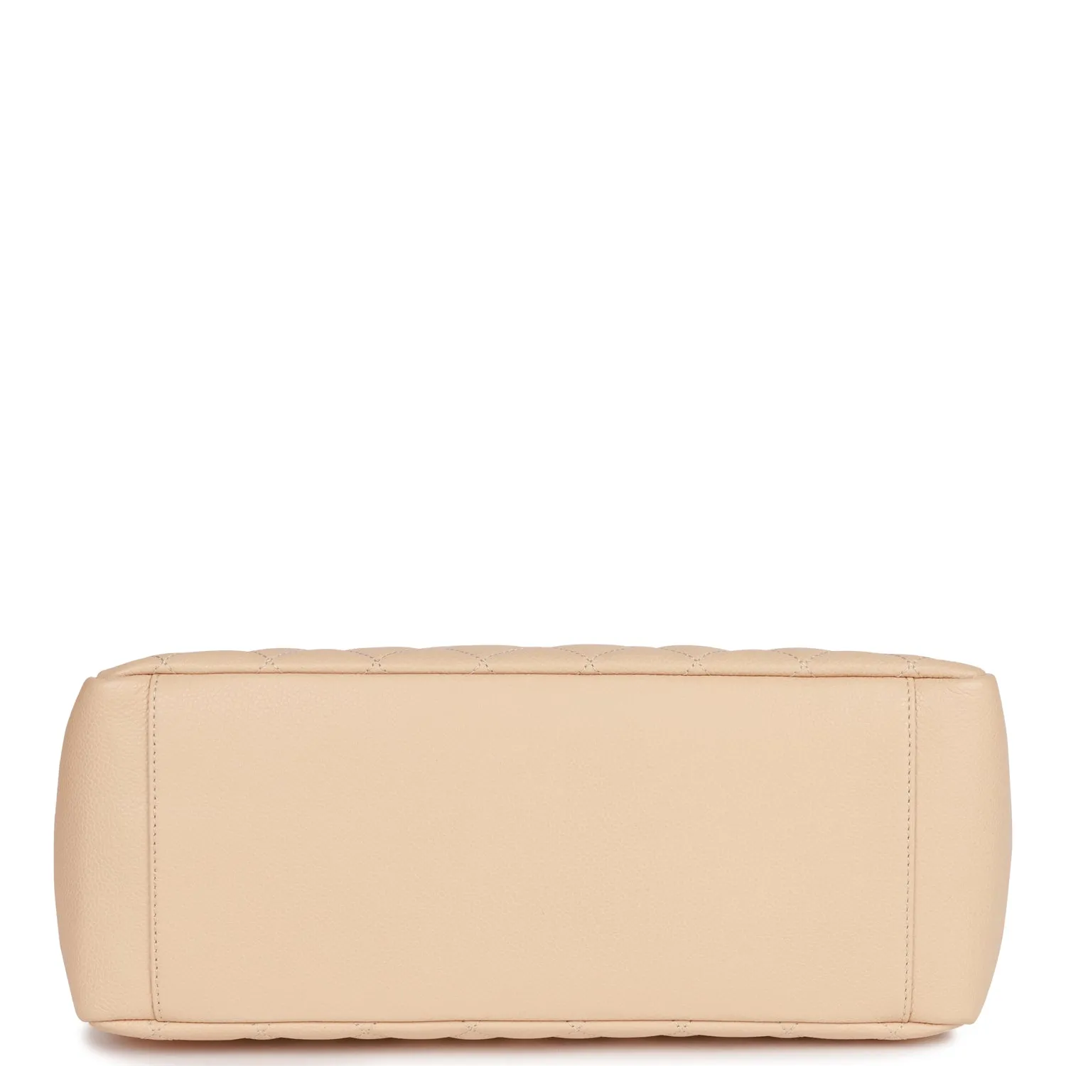 Chanel Grand Shopping Tote (GST) Bag Beige Caviar Gold Hardware