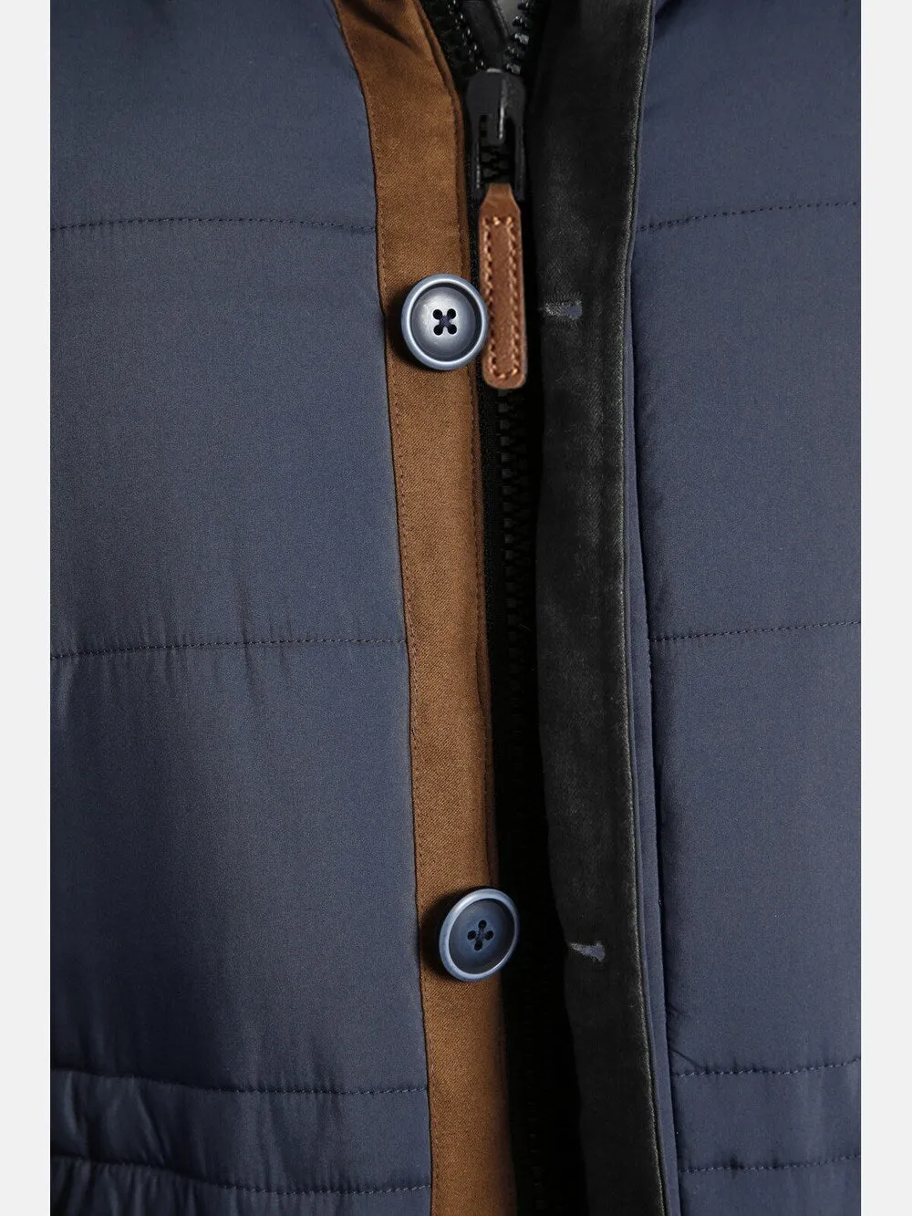 Charles Colby Sir Horace winter parka, dark blue