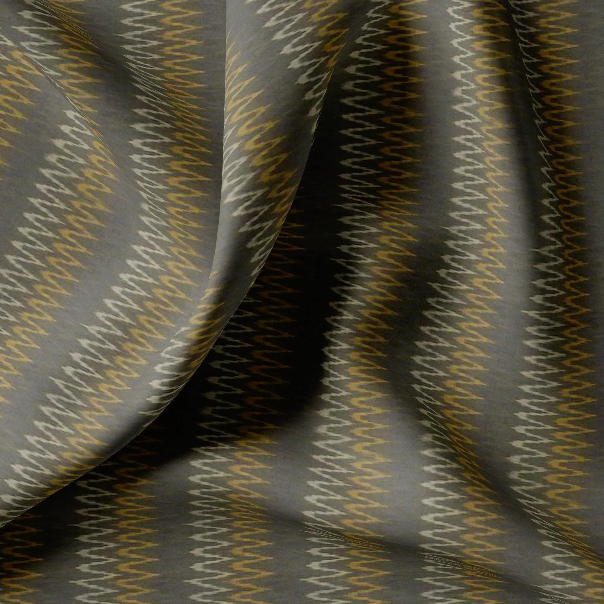 Cheveron Design Digital Printed Fabric