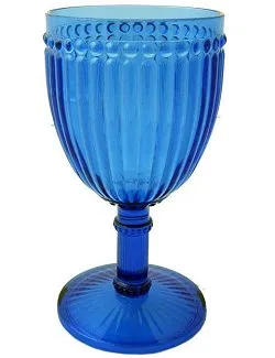 Cobalt Water Beads Polycarbonate Glasses