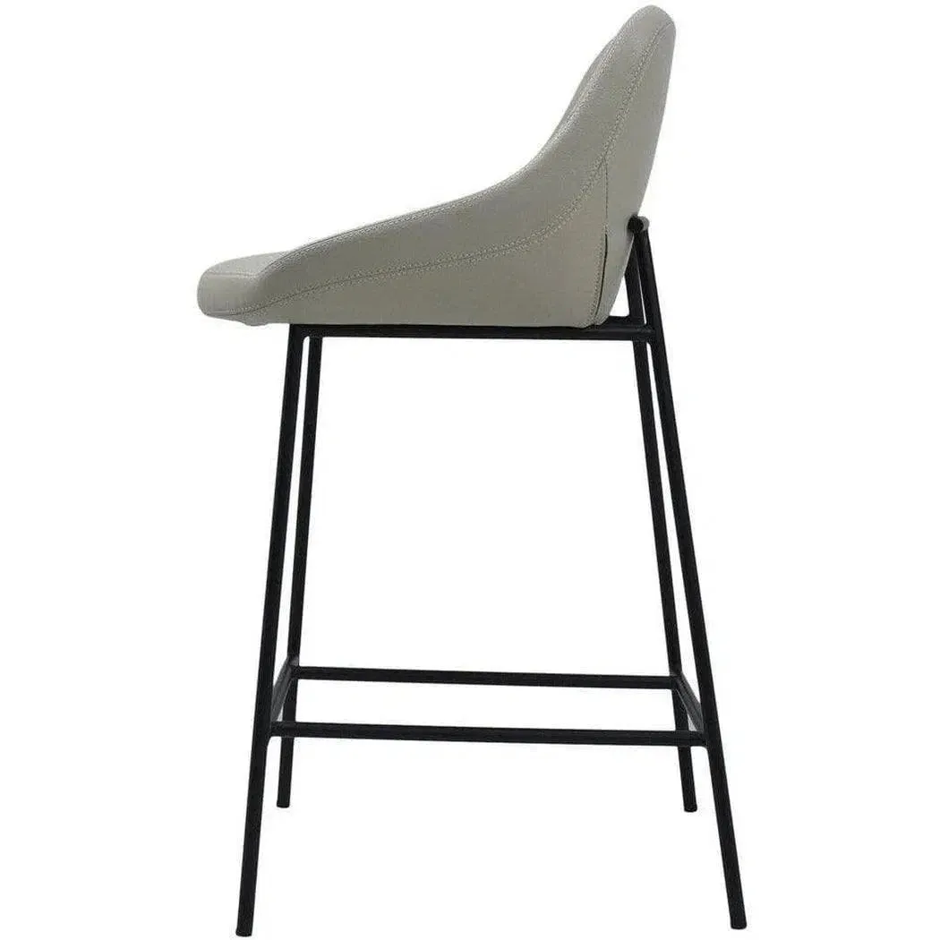 Counter Stool Beige Contemporary