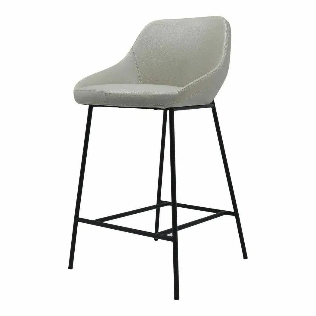 Counter Stool Beige Contemporary