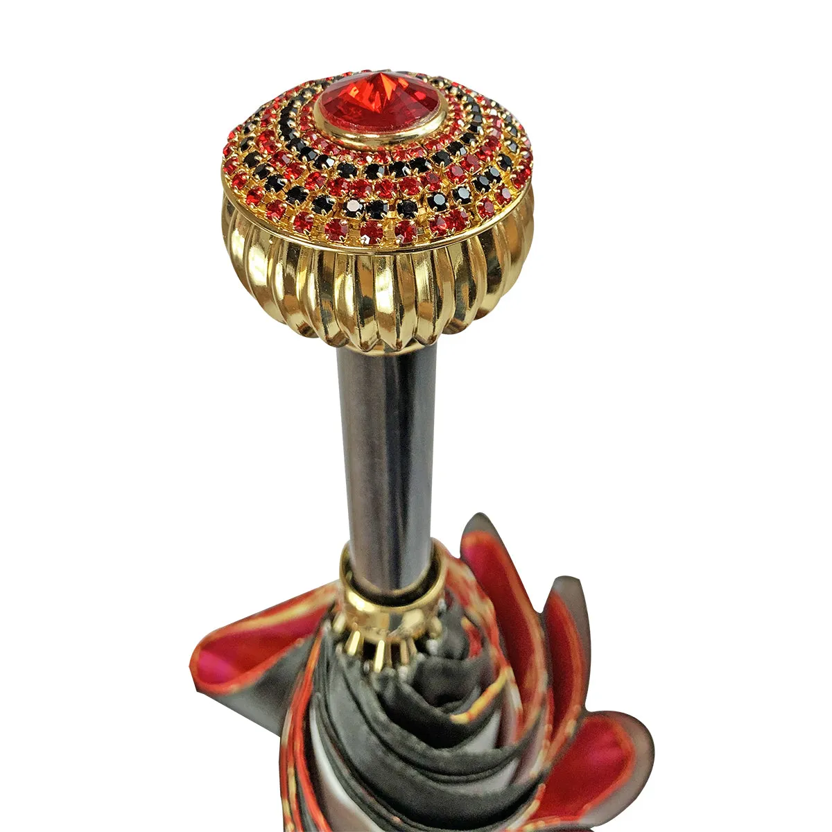 Cream and red umbrella with exclusive design