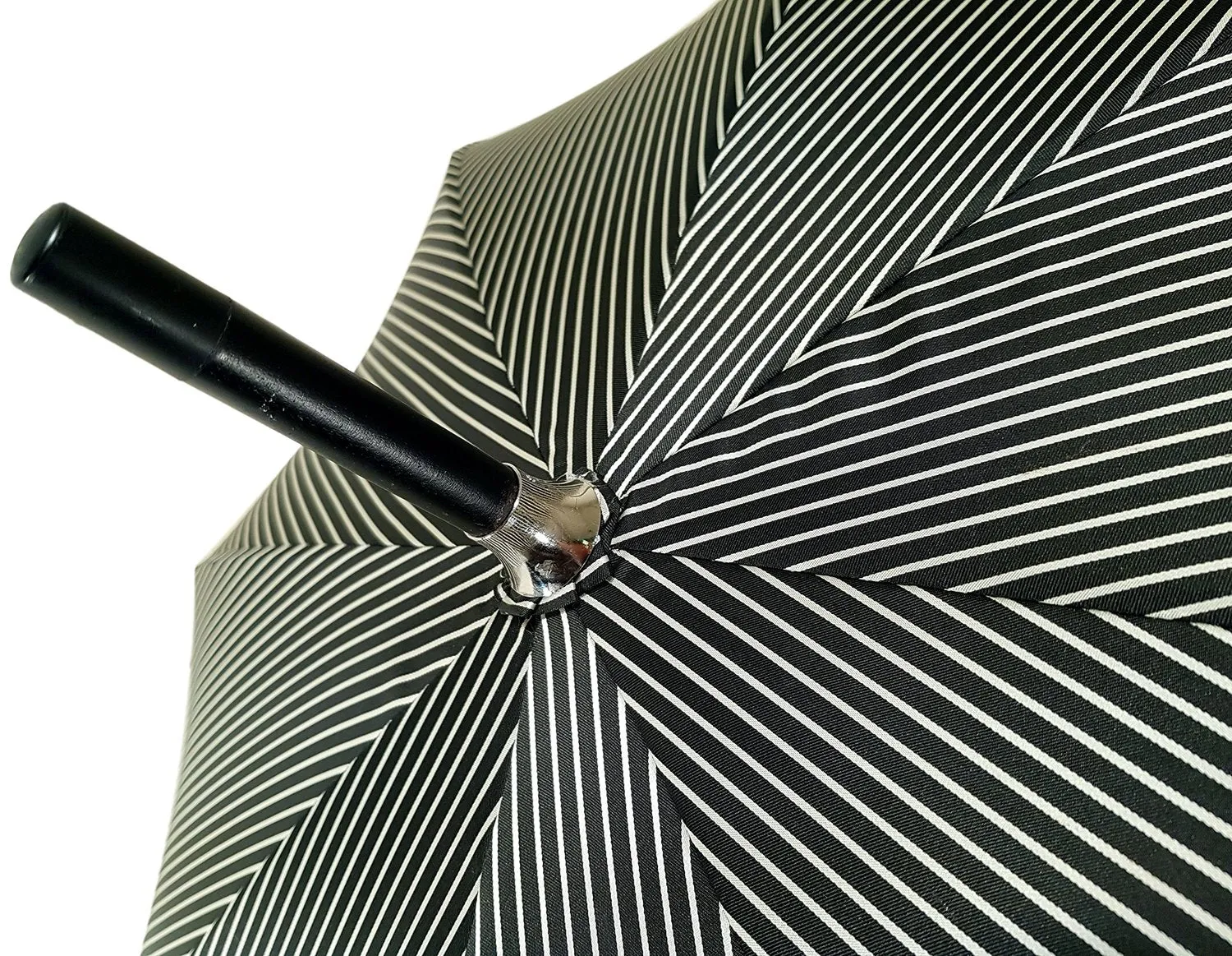 Double Cloth Men's Black Striped Umbrella