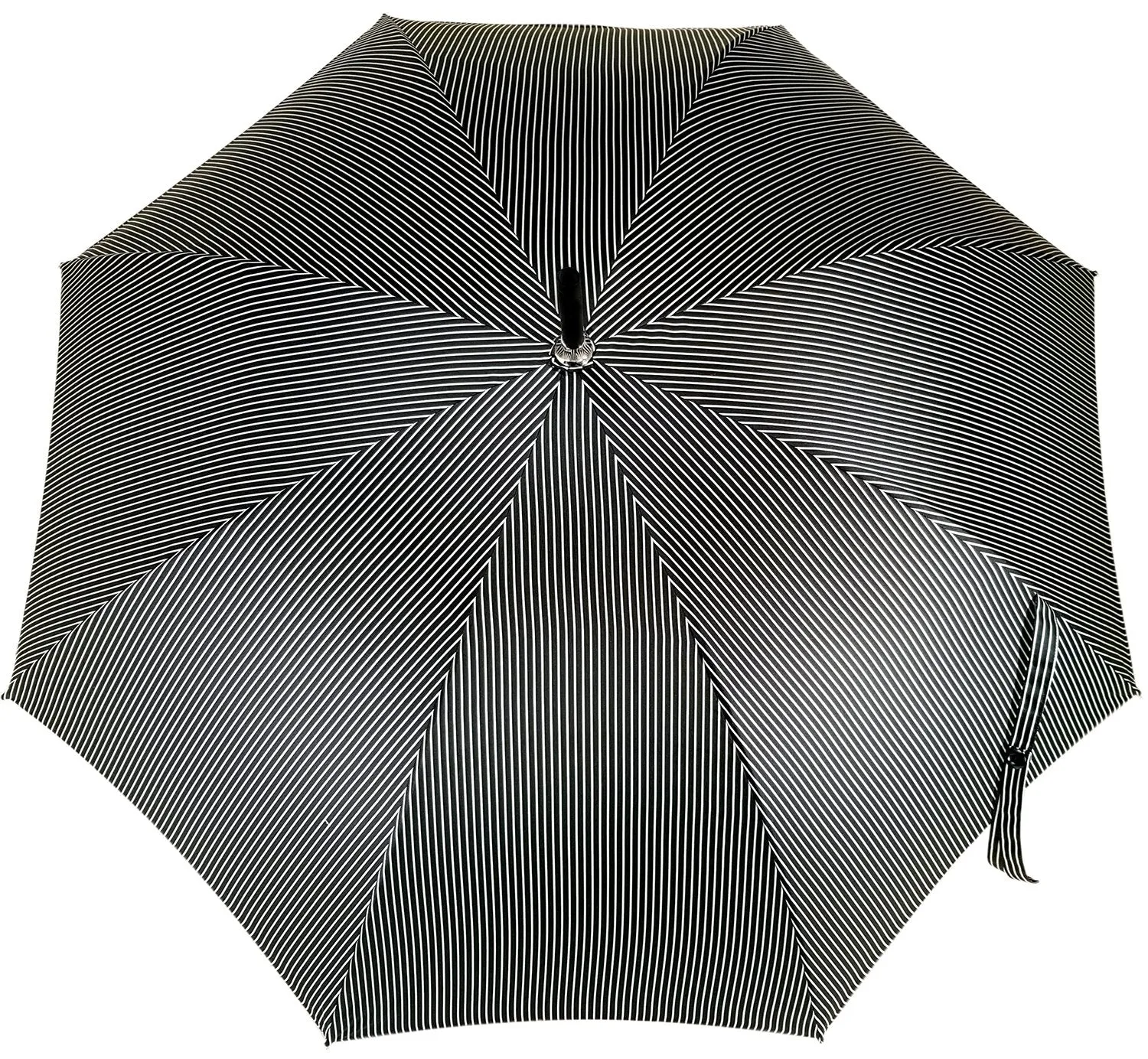 Double Cloth Men's Black Striped Umbrella