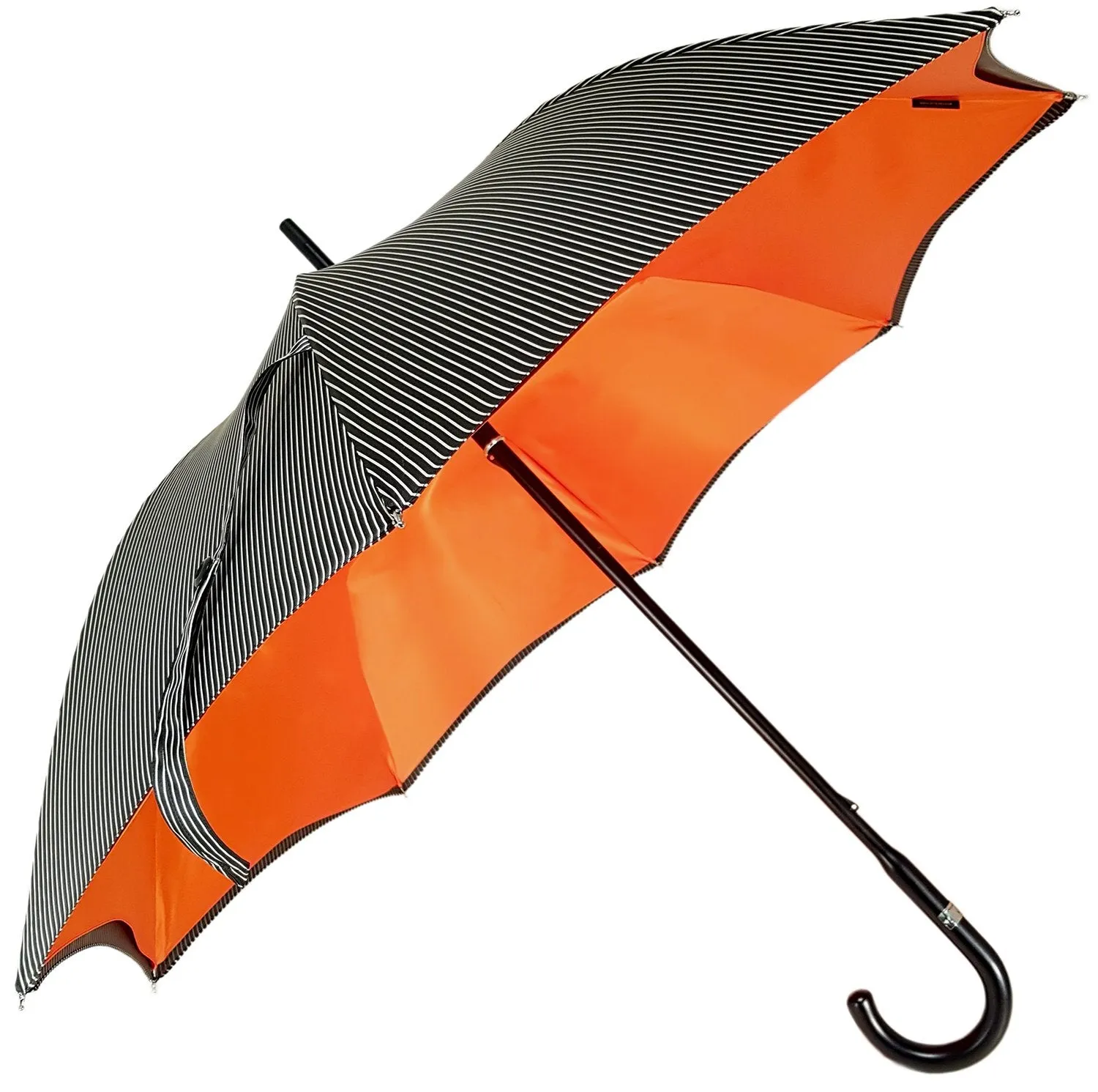 Double Cloth Men's Black Striped Umbrella