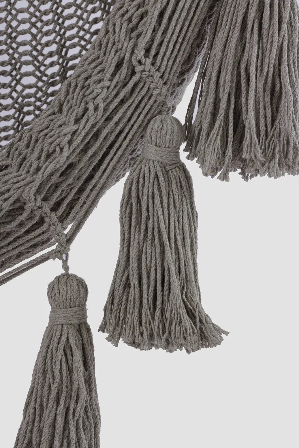 Dream Sands Tasseled Cotton Rope Mexican Hammock Swing from Mexico