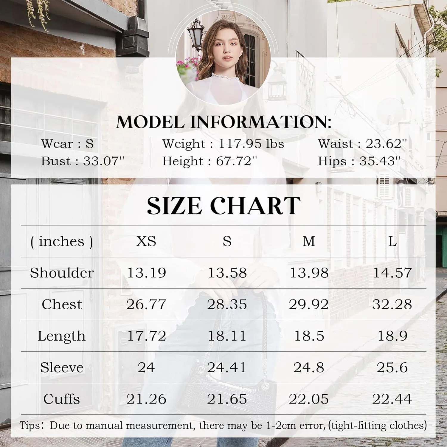 Durio 70s Womens Bell Sleeve Top Floral Tops for Women Disco Outfit Mock Neck Flare Tops Semi Sheer Mesh Long Sleeve Top