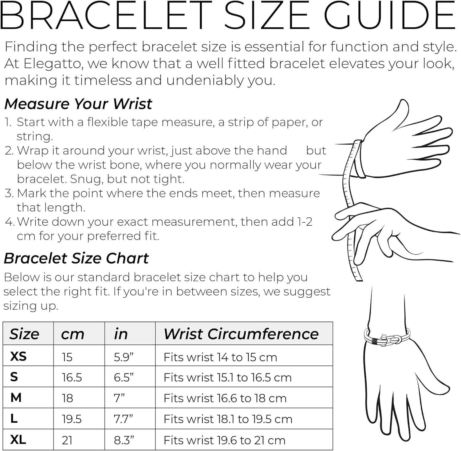 Elegatto Alchor Loop Premium Rope Bracelet for Men | Nylon Marine Cord with Black Stainless Steel Clasp | Waterproof and Fade-Resistant | Mens Designer Bracelets