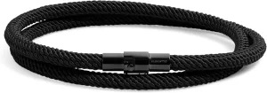 Elegatto Alchor Loop Premium Rope Bracelet for Men | Nylon Marine Cord with Black Stainless Steel Clasp | Waterproof and Fade-Resistant | Mens Designer Bracelets
