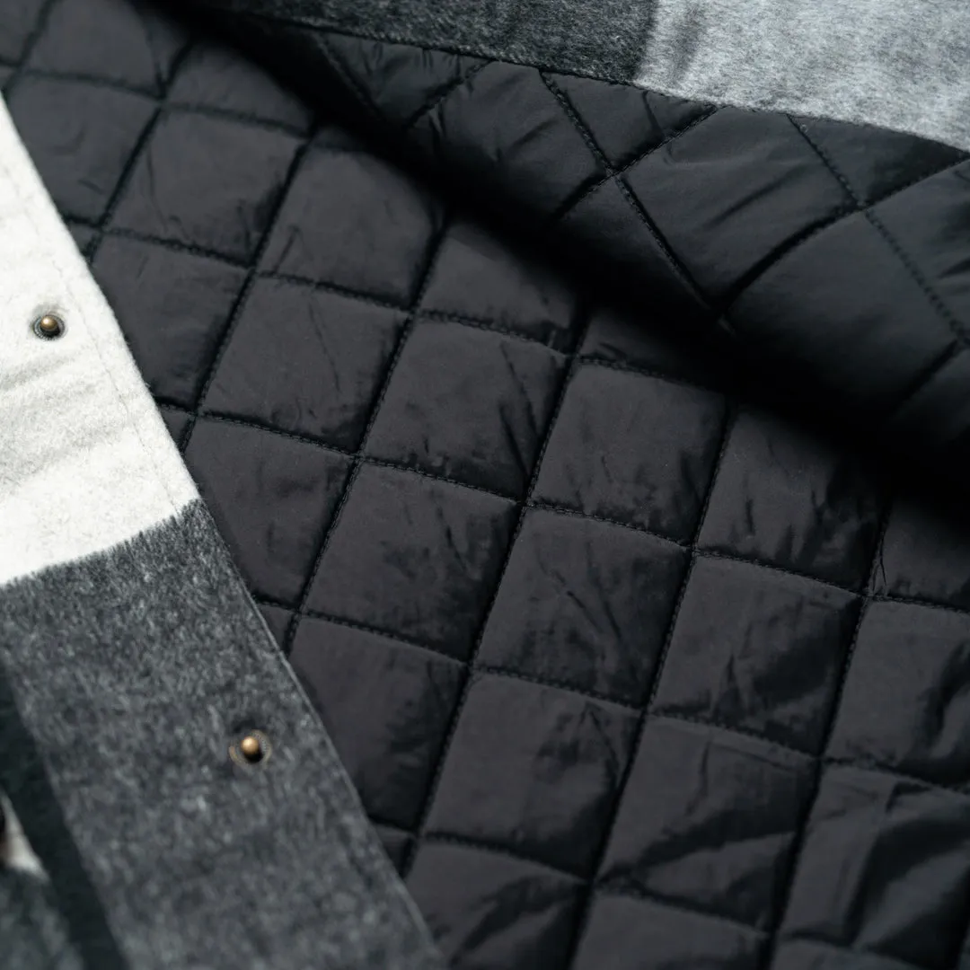 Ellis Wool Jacket | Gray Valley Plaid and Corduroy