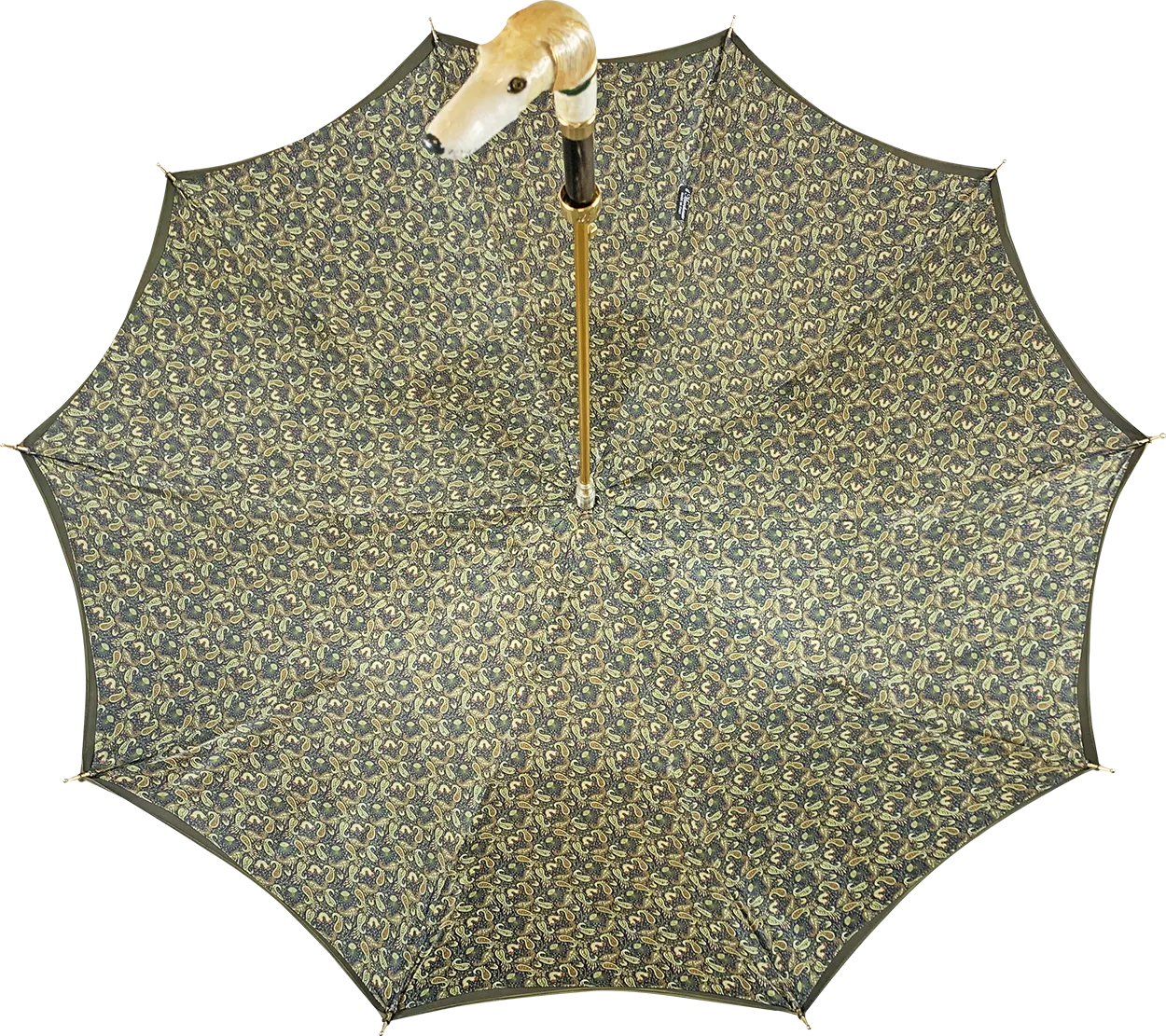 Exclusive hand-painted greyhound umbrella