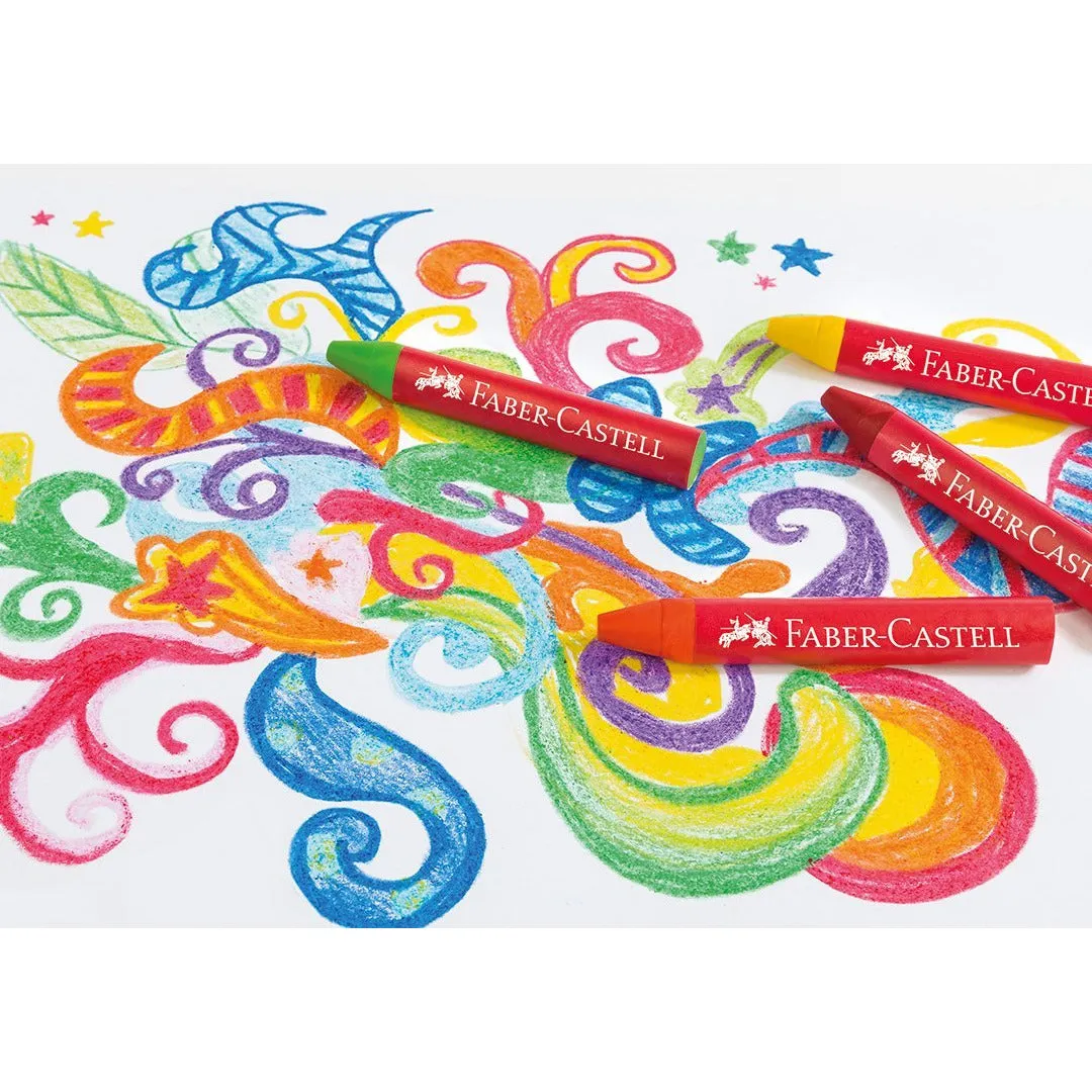 Faber-Castell Brilliant Beeswax Crayon Set in Storage Case