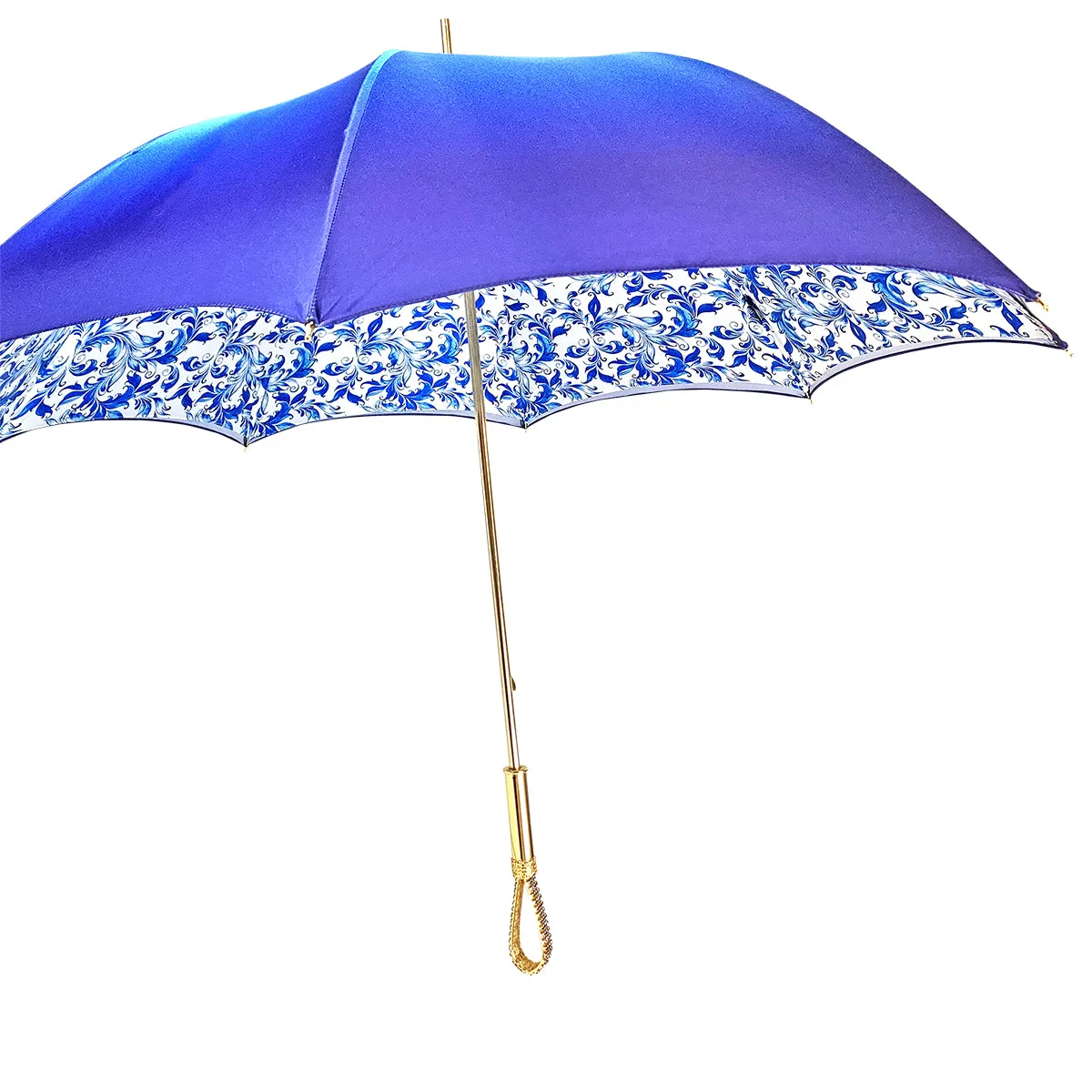 Fine and elegant light blue umbrella