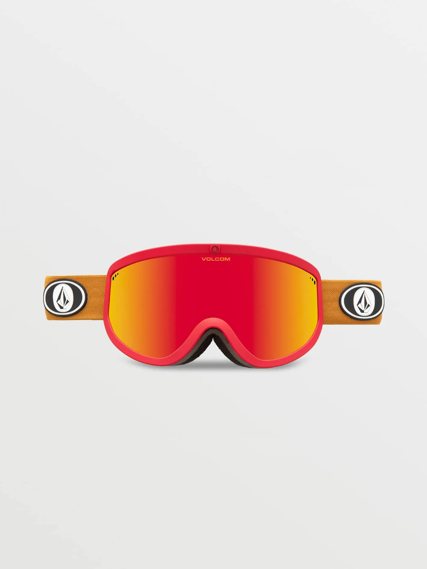 Footprints Goggle with Bonus Lens - Charamel / Red Chrome