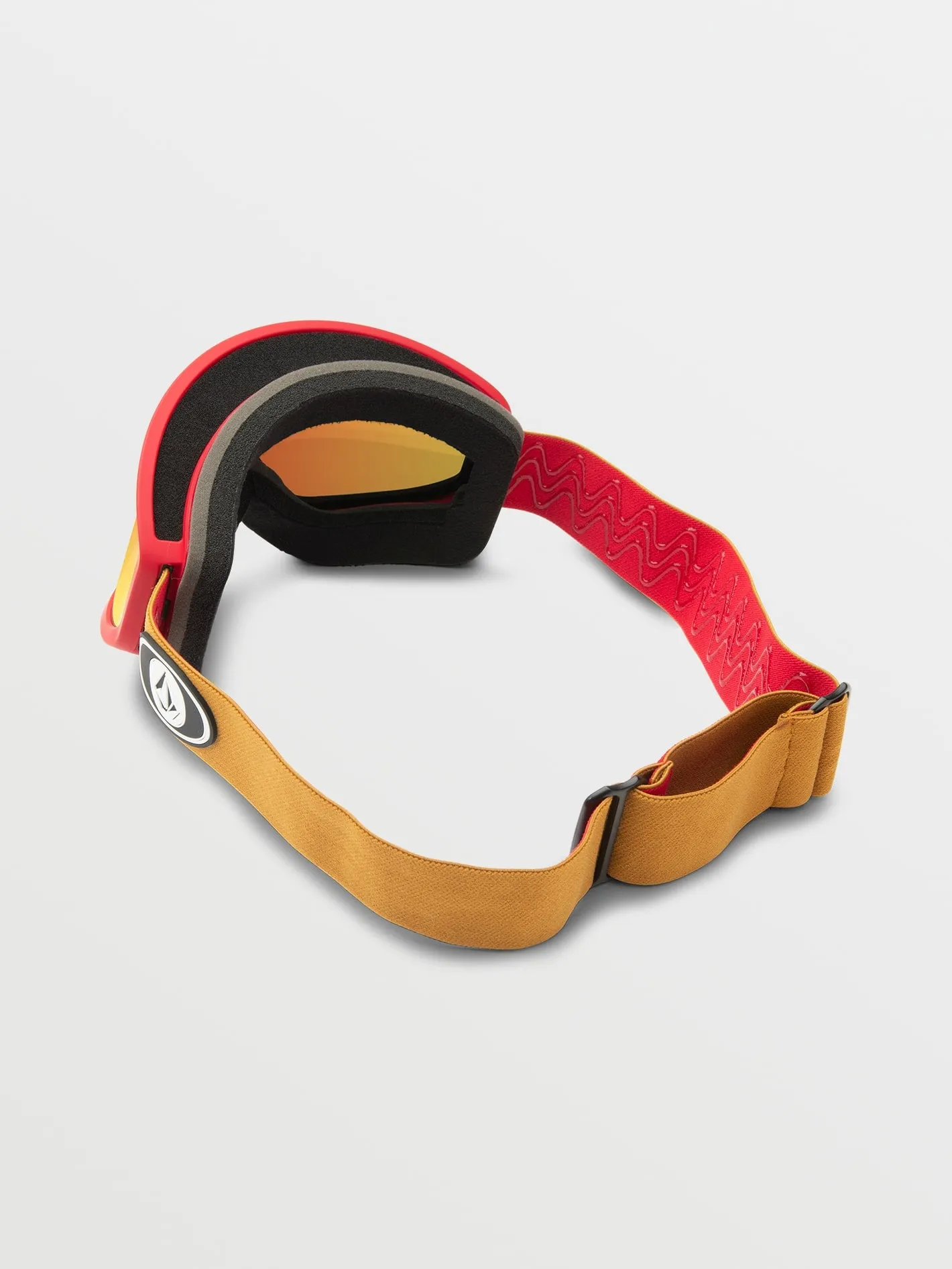 Footprints Goggle with Bonus Lens - Charamel / Red Chrome