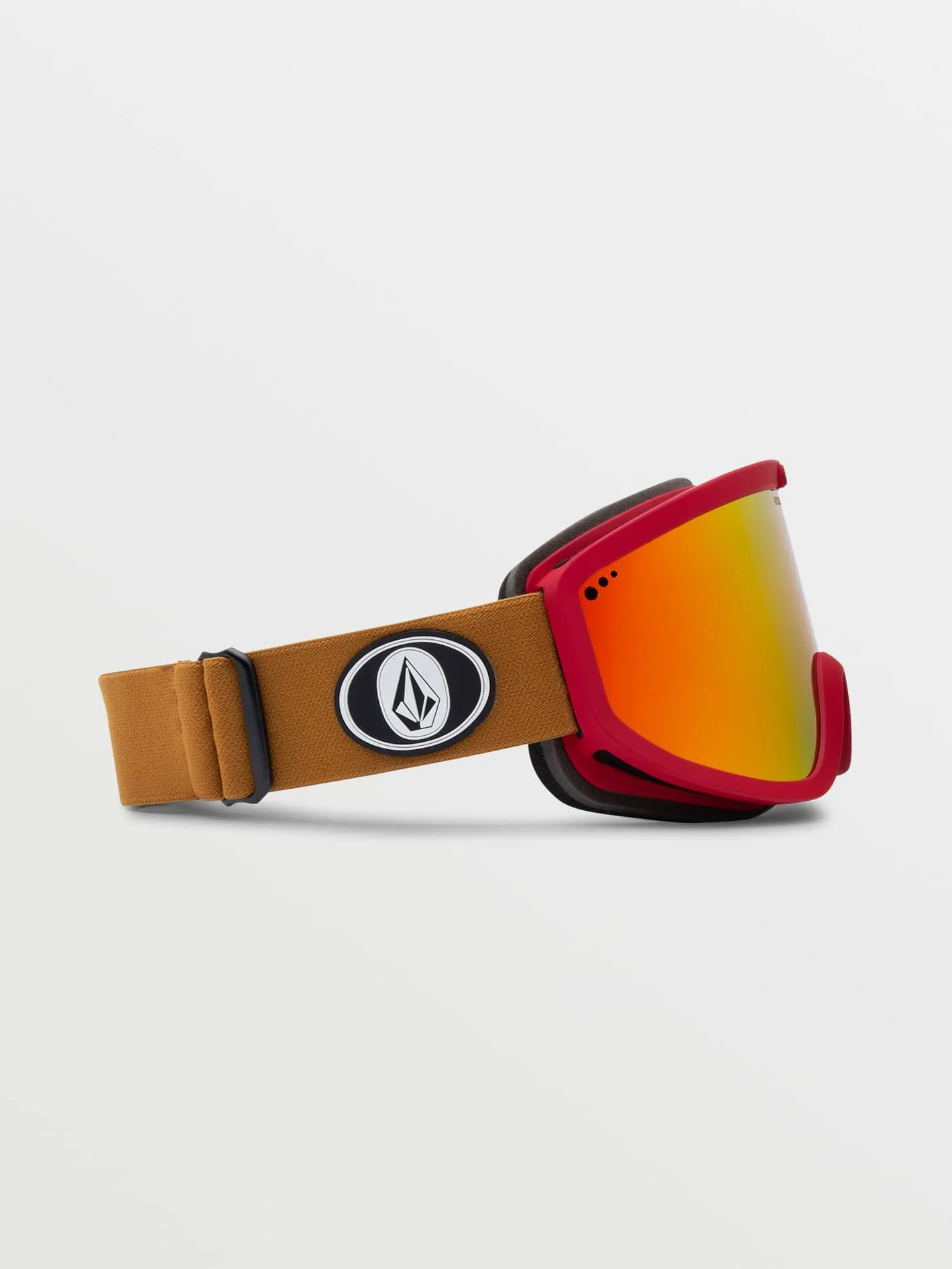 Footprints Goggle with Bonus Lens - Charamel / Red Chrome