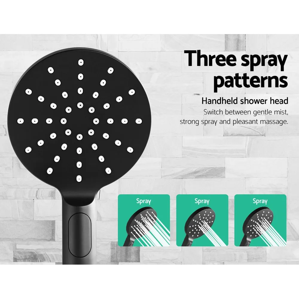 High Pressure Rain Shower Head Set w/ Handheld, Matte Black, Cefito