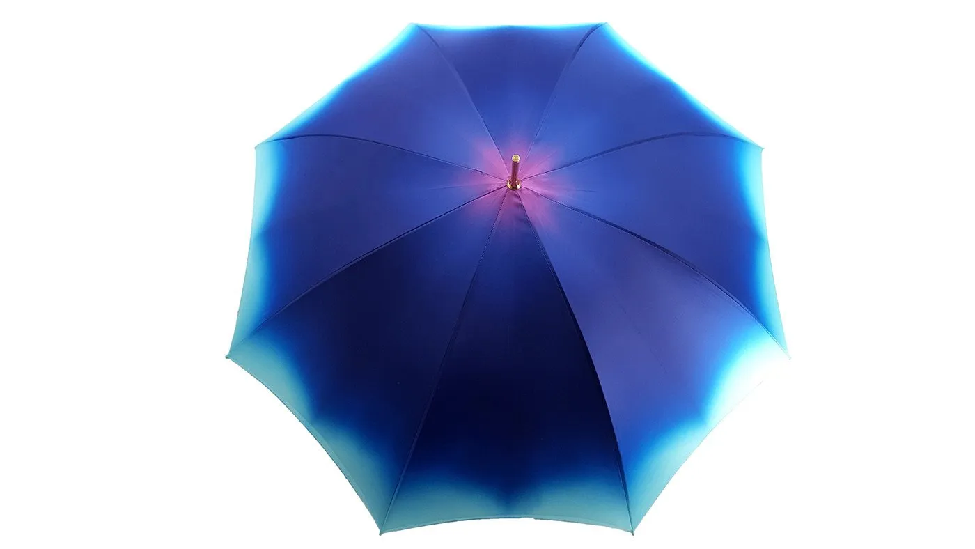 il Marchesato Blue Peacock Umbrella