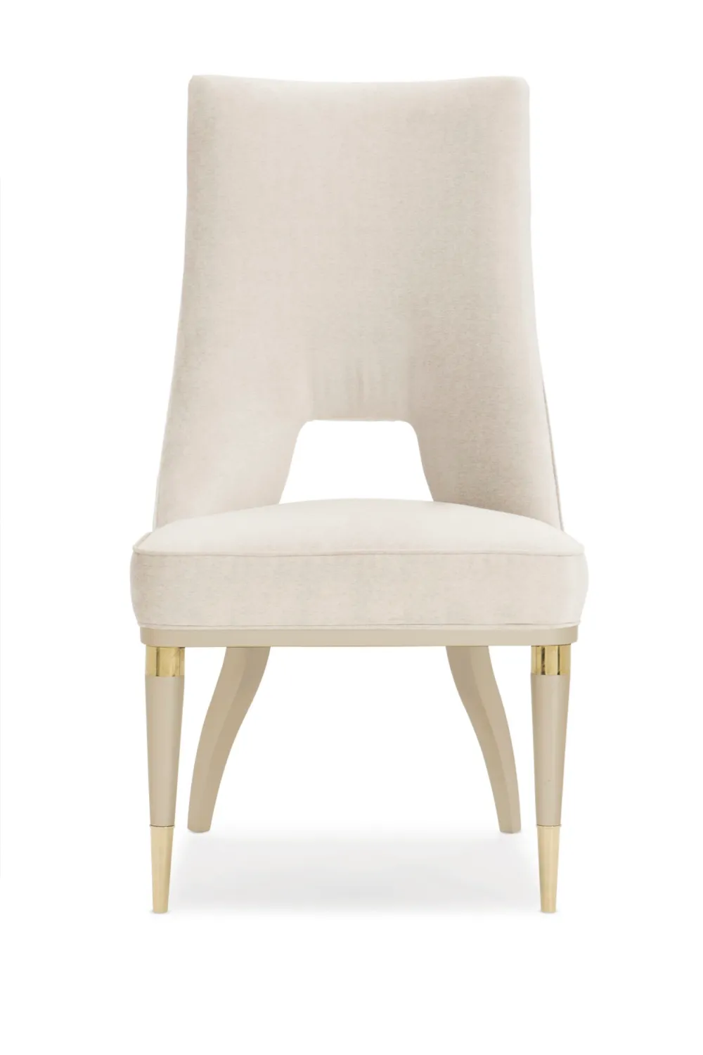 Ivory Modern Dining Chair | Caracole Guest of Honor