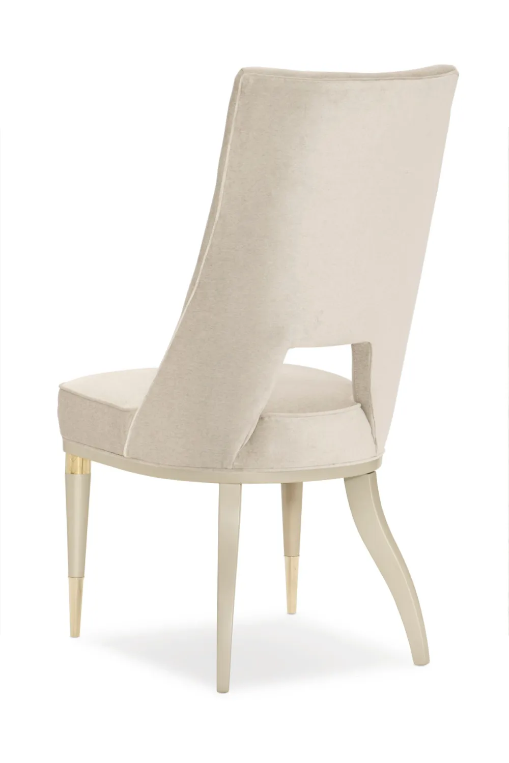 Ivory Modern Dining Chair | Caracole Guest of Honor