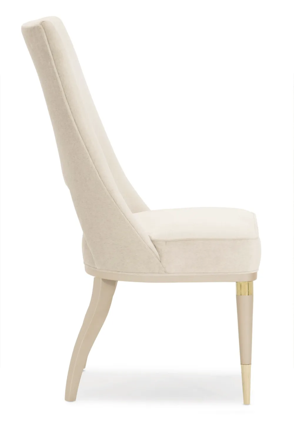 Ivory Modern Dining Chair | Caracole Guest of Honor
