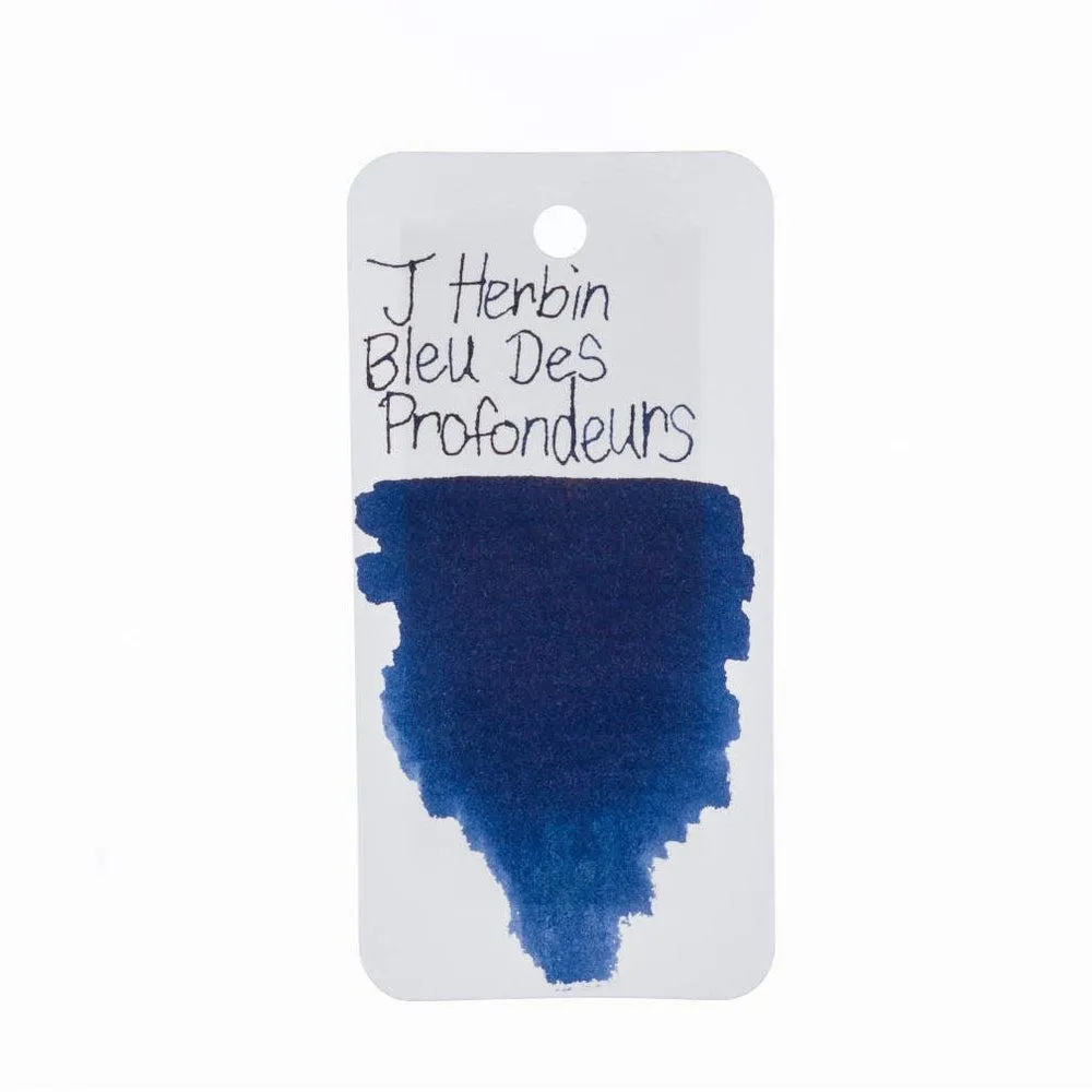 J Herbin Ink Bottle (10ml / 30ml) - Bleu des Profondeurs