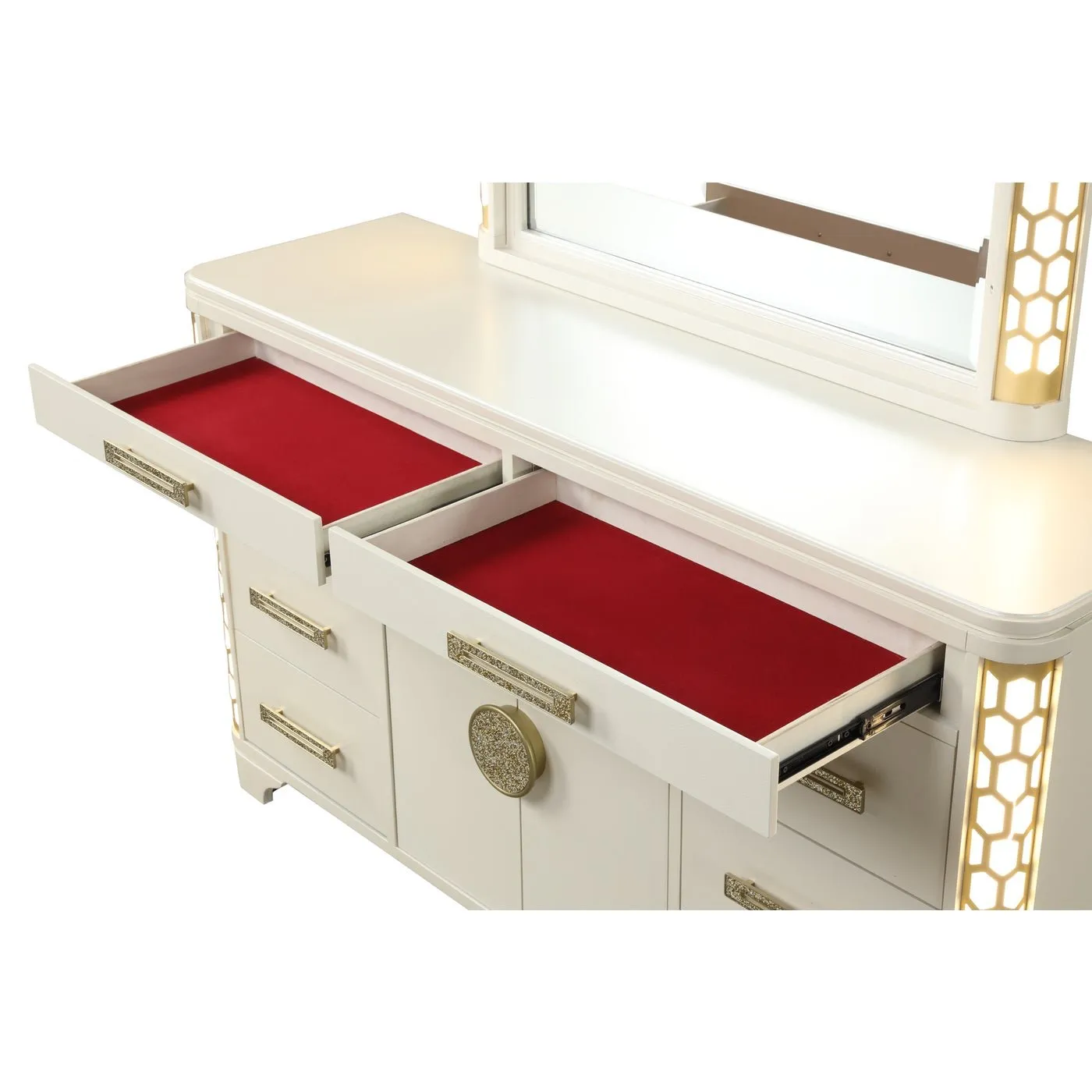 Jasmine Bedroom Collection Dresser/Mirror