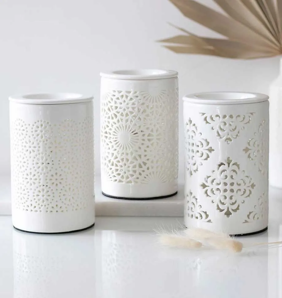 Lace Cut Out Electric Wax Melt Burner