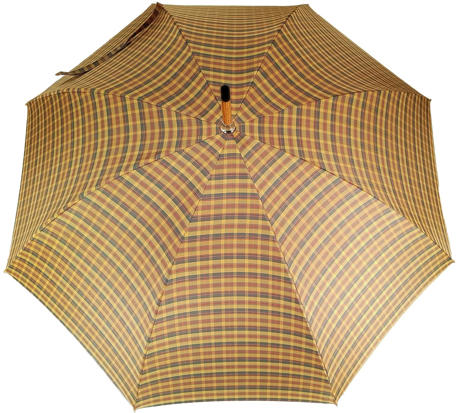 Marchesato Double Cloth Men's Umbrella - Tartan Design