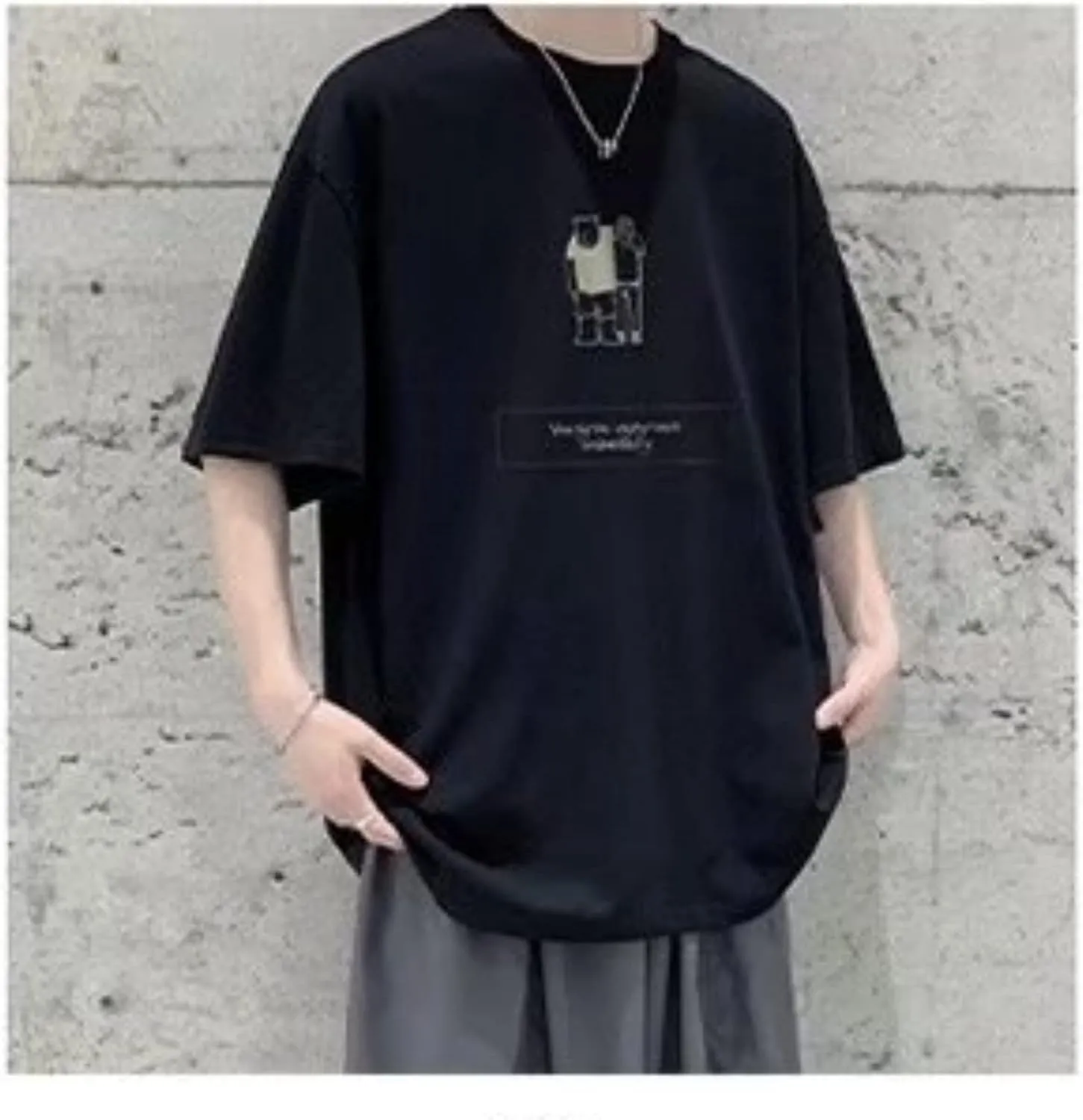 Men Women Y2K Anime T-Shirt Japanese Graphic Tee Korean Preppy Harajuku Short Sleeve Top Streetwear Hip Hop Oversized Clothes