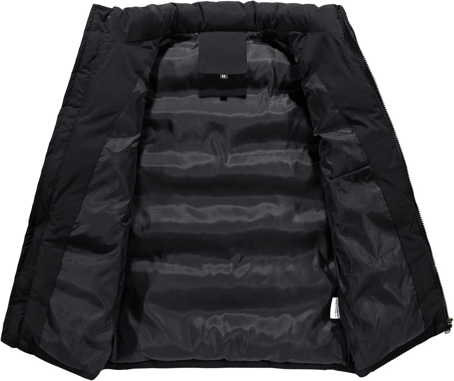 Men'S Puffer Vest,Winter Lightweight Polo Puffer Vest Zip Up Sleeveless Ski Vest Plus Size Outerwear Red,Black S-5Xl
