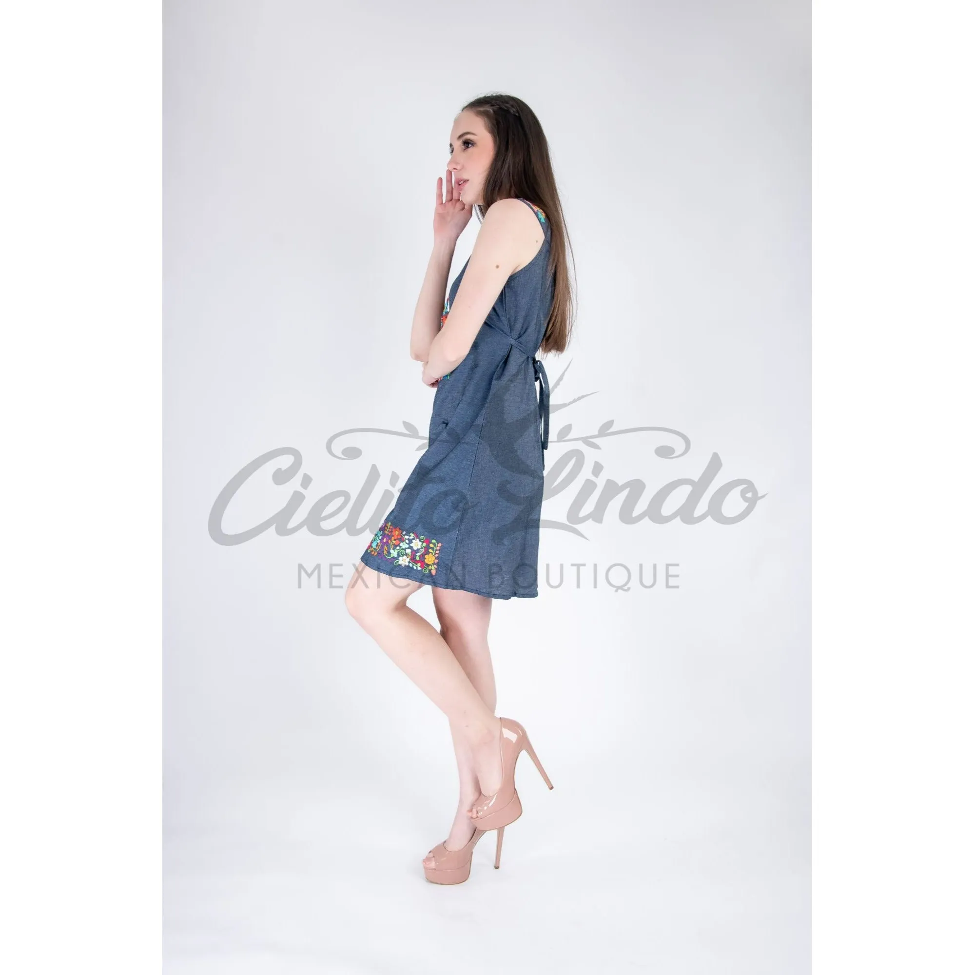 Mexican Denim Cleo Dress