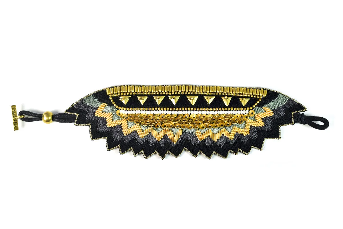 Nahua Maheswari Bracelet - Carbon