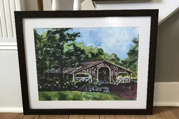 Pole Barn Framed Print 20x24