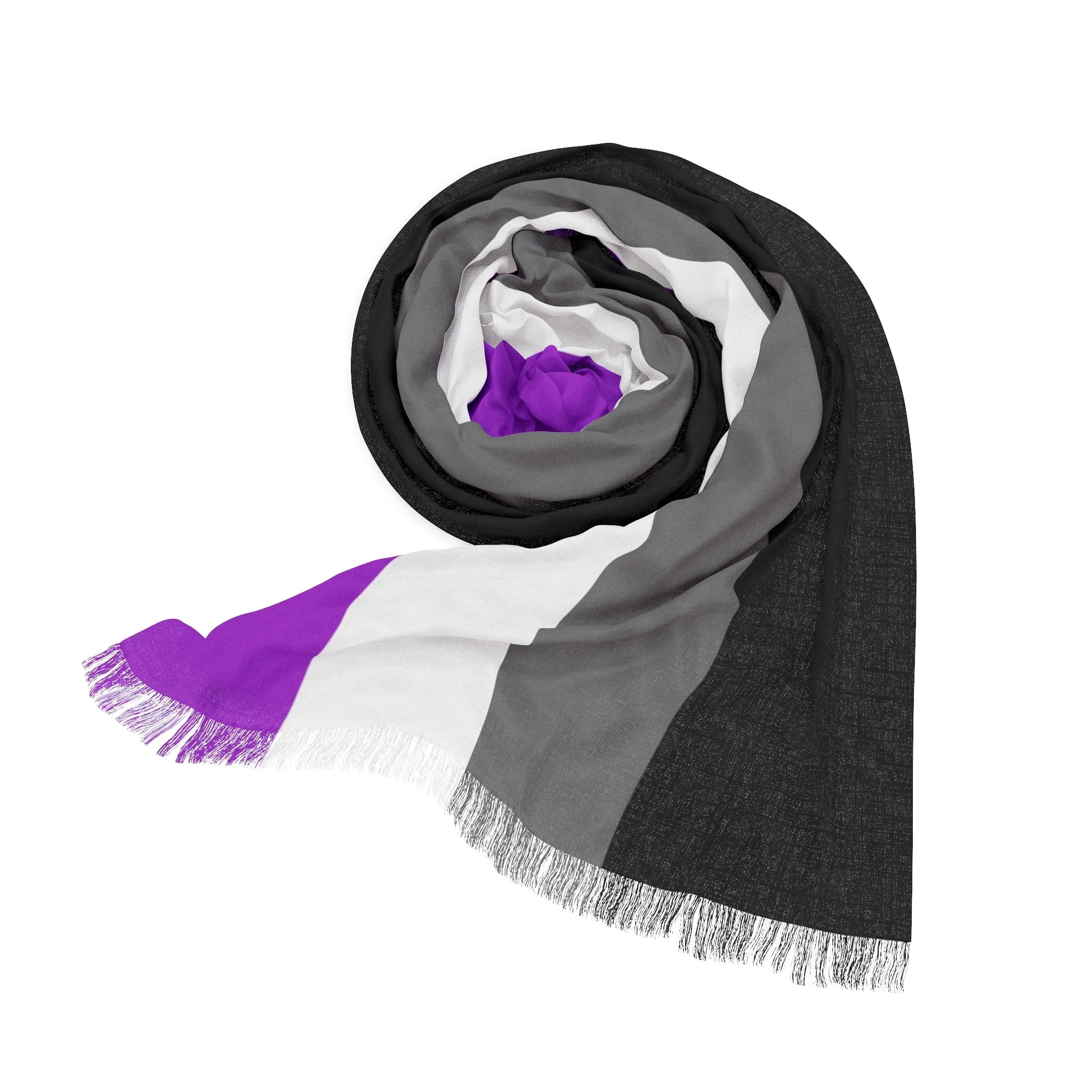 SHAVA CO Asexual Flag Light Scarf