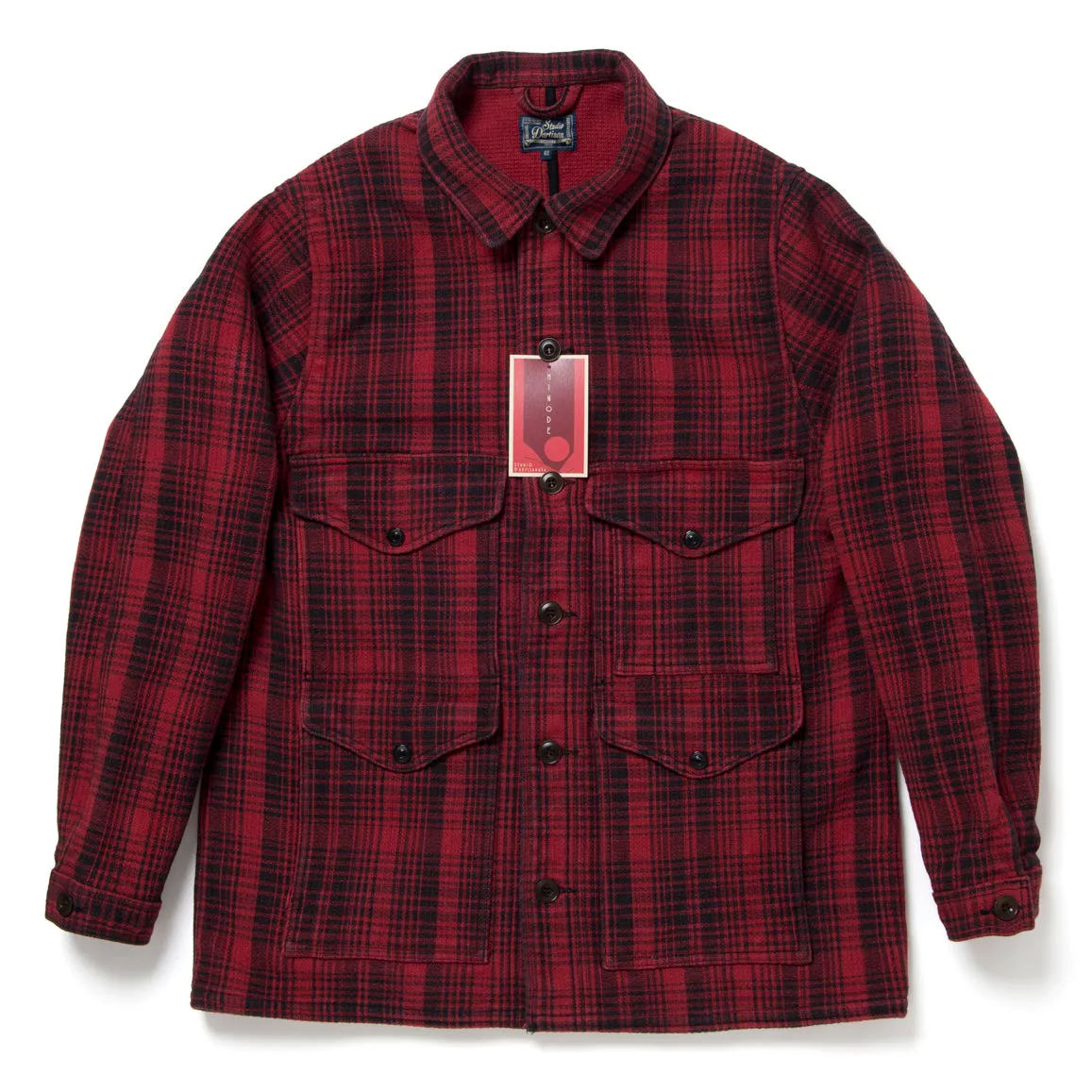 Studio D'Artisan "Hinode" Heavyweight Flannel Jacket