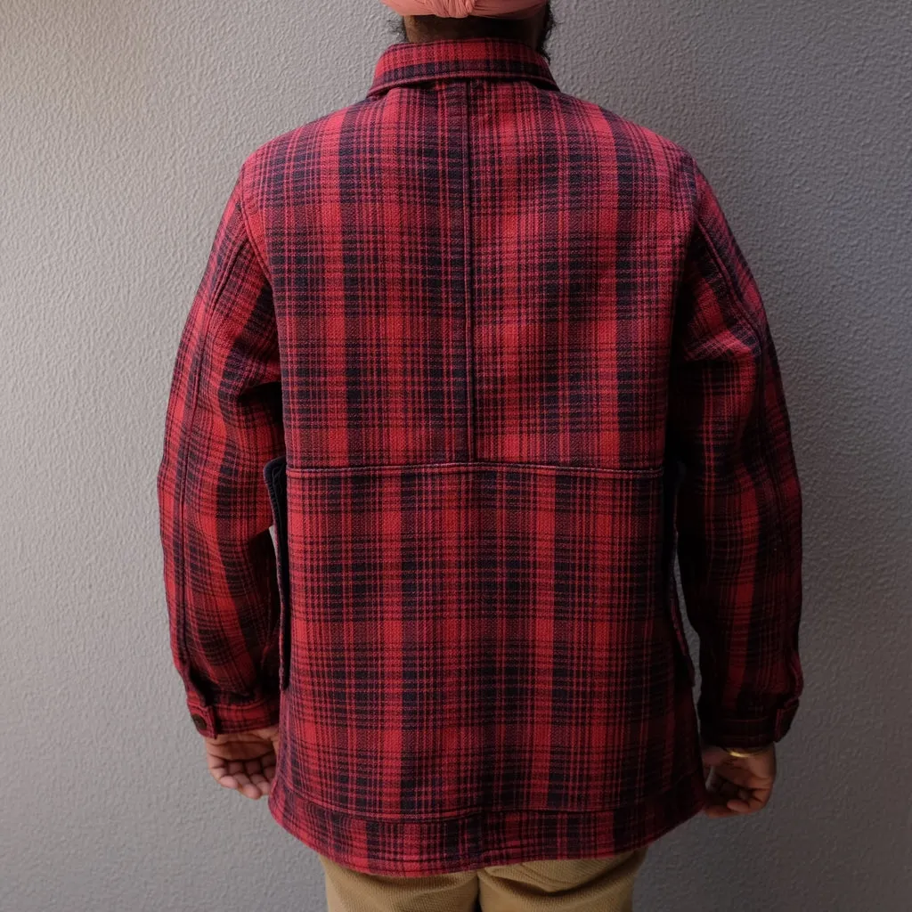 Studio D'Artisan "Hinode" Heavyweight Flannel Jacket