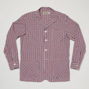 Super Casual Sportscoat (Navy x Red)