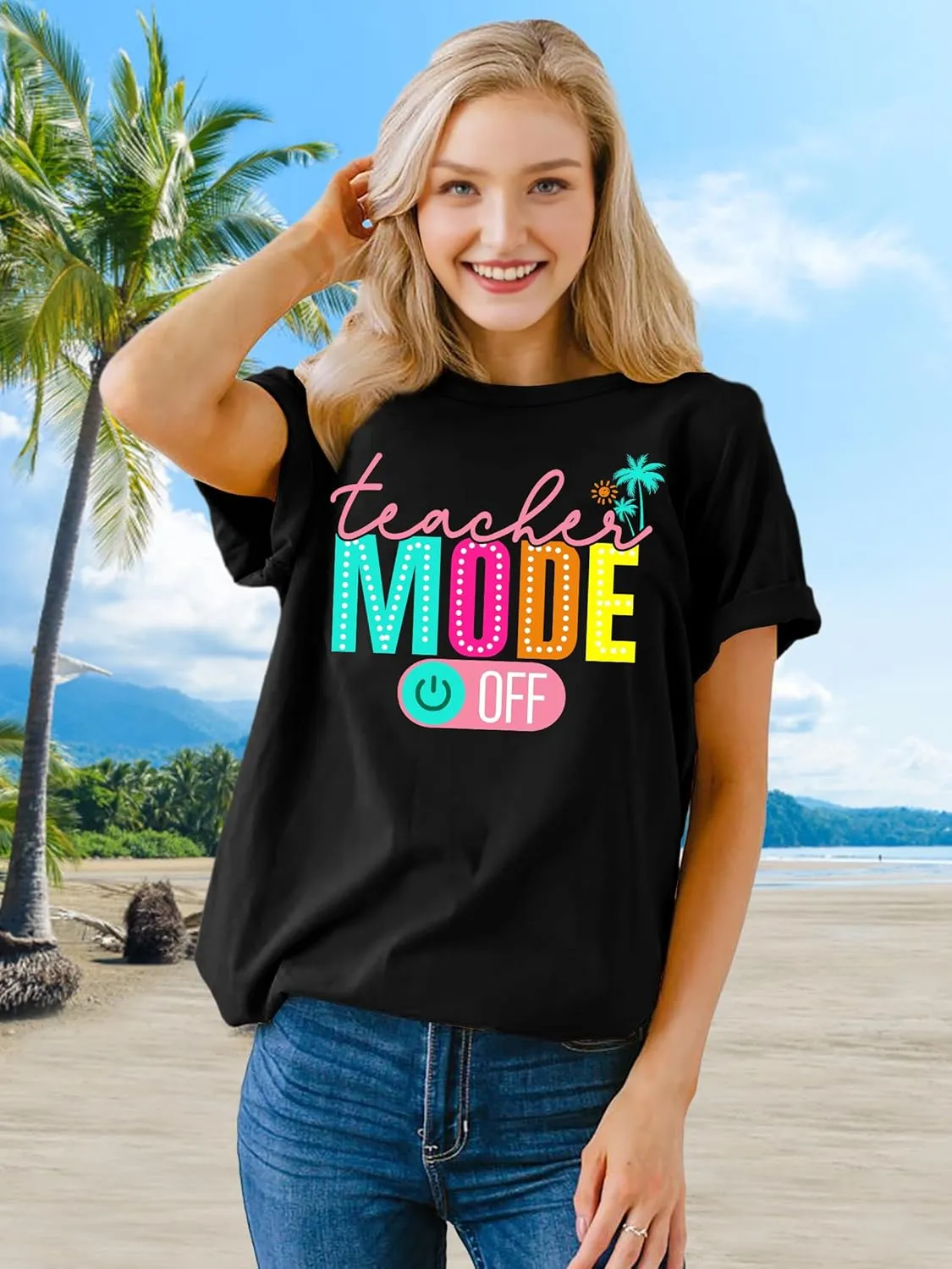 Teacher Shirts for Women: Last Day of School T-Shirt Bruh We Out Teacher Letter Print Casual Short Sleeve Tops