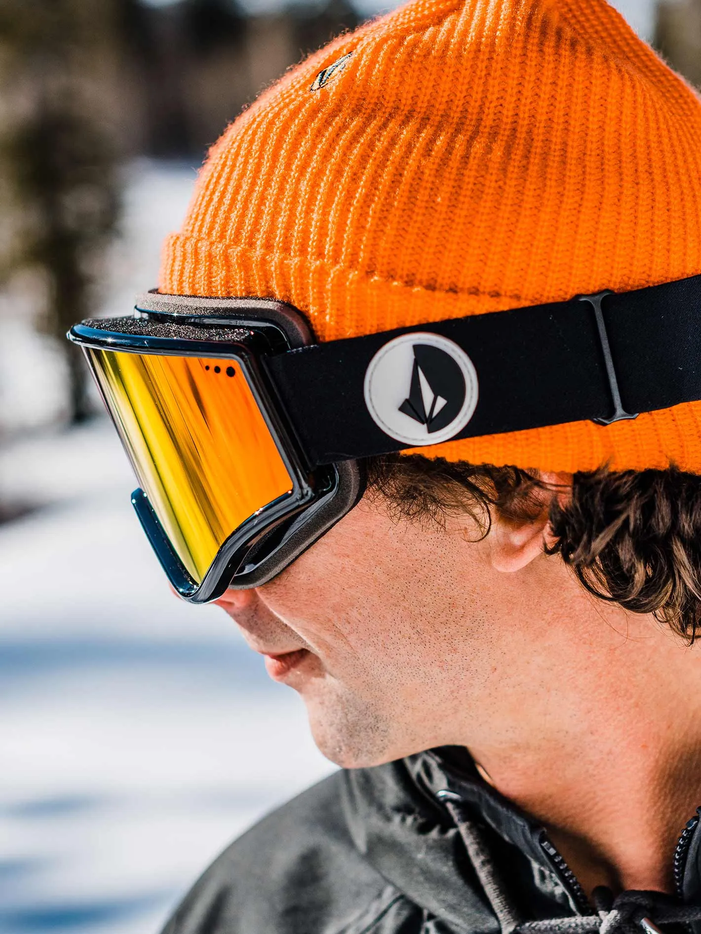 Yae Goggle - Gloss Black / Red Chrome